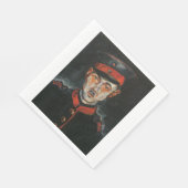 Zelfportret (van Walter Gramatté) Servet (Hoek)