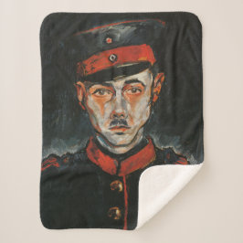 Zelfportret (van Walter Gramatté) Sherpa Deken