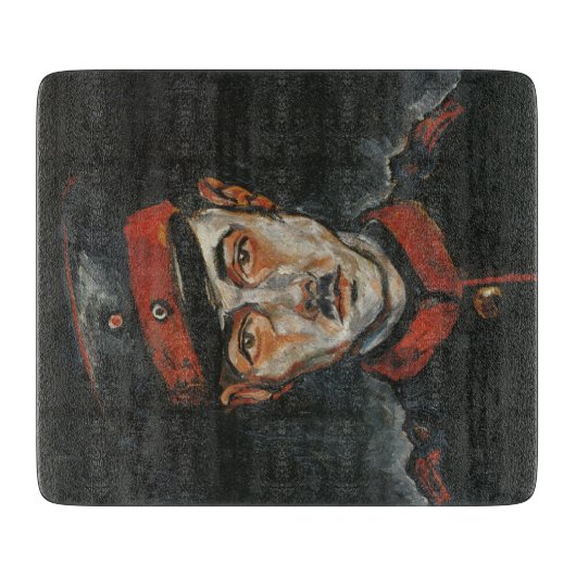 Zelfportret (van Walter Gramatté) Snijplank (Voorkant)