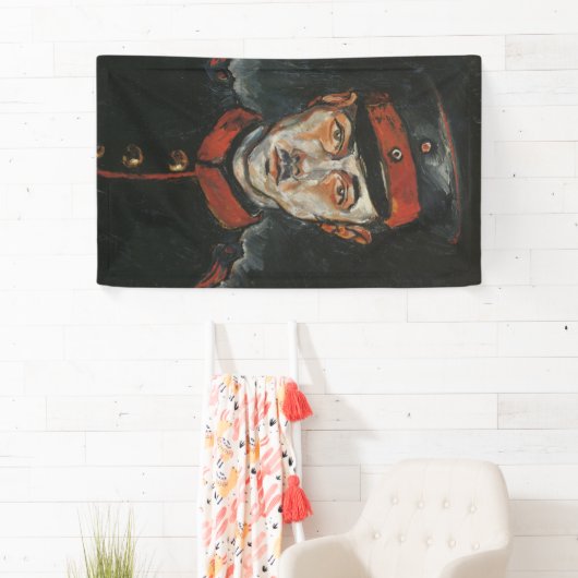 Zelfportret (van Walter Gramatté) Spandoek (Insitu)