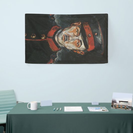 Zelfportret (van Walter Gramatté) Spandoek (Beurs)