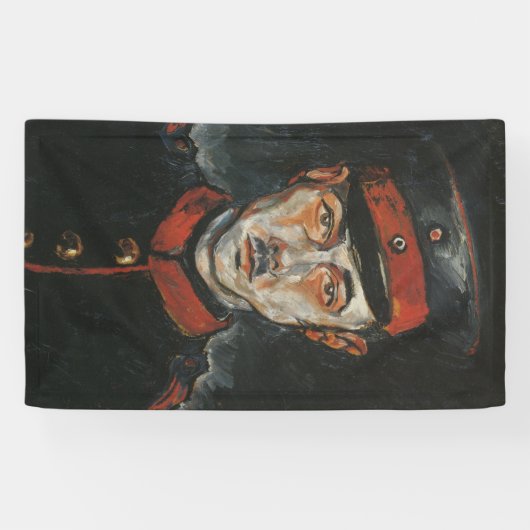 Zelfportret (van Walter Gramatté) Spandoek (Horizontaal)