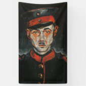 Zelfportret (van Walter Gramatté) Spandoek (Verticaal)