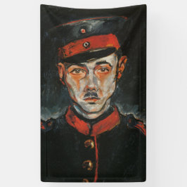 Zelfportret (van Walter Gramatté) Spandoek