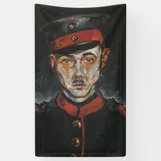 Zelfportret (van Walter Gramatté) Spandoek (Verticaal)