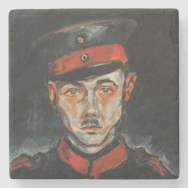 Zelfportret (van Walter Gramatté) Stenen Onderzetter