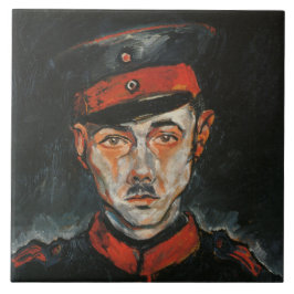 Zelfportret (van Walter Gramatté) Tegeltje