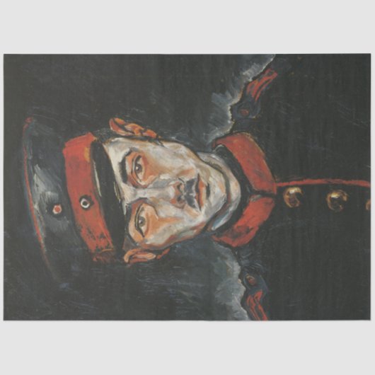 Zelfportret (van Walter Gramatté) Tissuepapier (Voorkant)