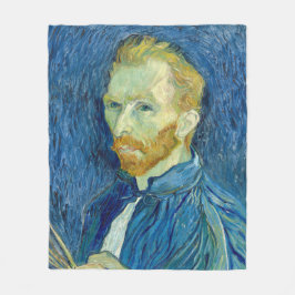 Zelfportret Vincent Van Gogh 1889 Fleece Deken