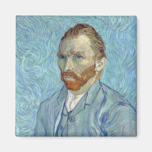 Zelfportret, Vincent van Gogh, 1889 Magneet (Voorkant)