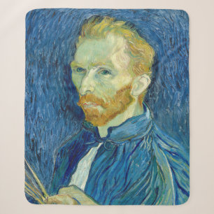 Zelfportret Vincent Van Gogh 1889 Sherpa Deken