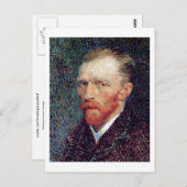 Zelfportret, Vincent van Gogh Briefkaart (Voorkant / Achterkant)