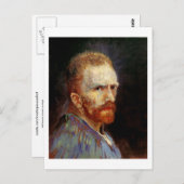 Zelfportret, Vincent van Gogh Briefkaart (Voorkant / Achterkant)