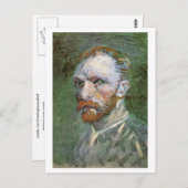 Zelfportret, Vincent van Gogh Briefkaart (Voorkant / Achterkant)