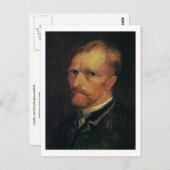 Zelfportret, Vincent van Gogh Briefkaart (Voorkant / Achterkant)