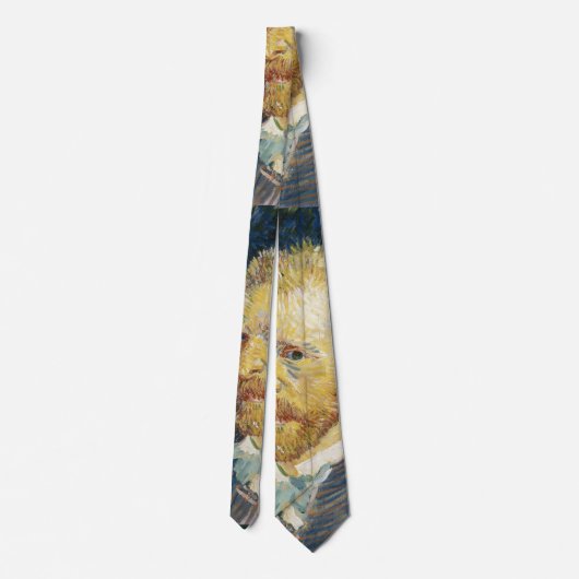 Zelfportret Vincent van Gogh, fijn kunstschilderij Stropdas (Achterkant)
