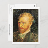 Zelfportret, Vincent van Gogh Fine Art Briefkaart (Voorkant / Achterkant)