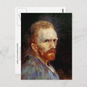 Zelfportret, Vincent van Gogh Fine Art Briefkaart (Voorkant / Achterkant)