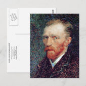 Zelfportret, Vincent van Gogh Fine Art Briefkaart (Voorkant / Achterkant)