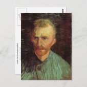 Zelfportret, Vincent van Gogh Fine Art Briefkaart (Voorkant / Achterkant)