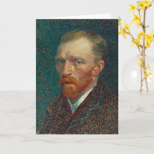 zelfportret | Vincent van Gogh Kaart (Gele Bloem)