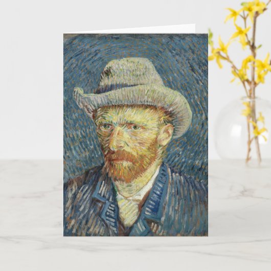 zelfportret | Vincent van Gogh Kaart (Gele Bloem)