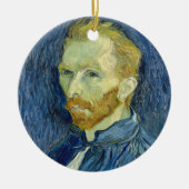 zelfportret | Vincent van Gogh Keramisch Ornament (Voorkant)