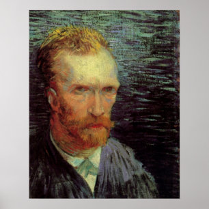 Zelfportret Vincent van Gogh, Klassieke Kunst Repr Poster