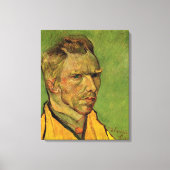 Zelfportret, Vincent van Gogh. Portretoliepijn Canvas Afdruk (Voorkant)