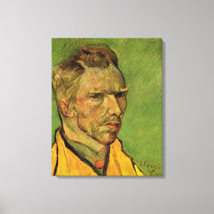 Zelfportret, Vincent van Gogh. Portretoliepijn Canvas Afdruk