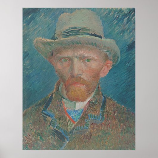 Zelfportret, Vincent van Gogh Poster (Voorkant)
