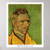 Zelfportret, Vincent van Gogh. Poster (Voorkant)