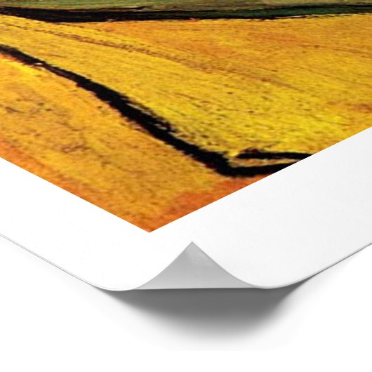 Zelfportret, Vincent van Gogh. Poster (Hoek)