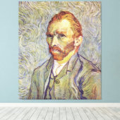 Zelfportret Vincent Willem van Gogh Canvas Afdruk (Insitu (Houten vloer))