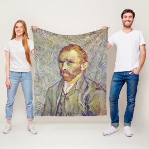 Zelfportret Vincent Willem van Gogh Fleece Deken