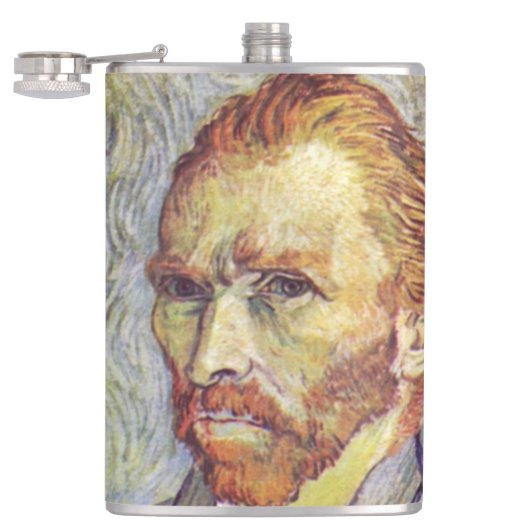 Zelfportret Vincent Willem van Gogh Heupfles (Geopend)