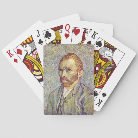 Zelfportret Vincent Willem van Gogh Pokerkaarten (Achterkant)
