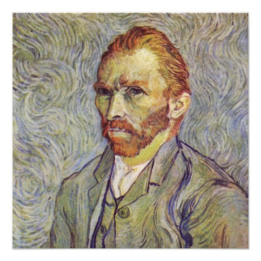 Zelfportret Vincent Willem van Gogh Poster (Voorkant)