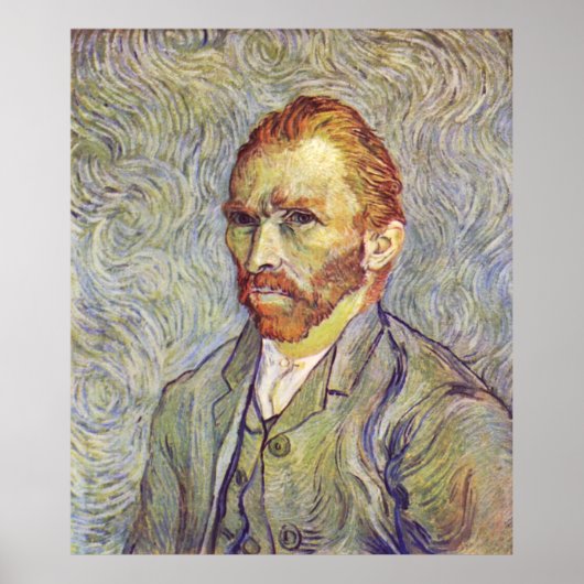 Zelfportret Vincent Willem van Gogh Poster (Voorkant)