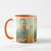 Zelfportret voor Easel, Vincent van Gogh Mok (Links)