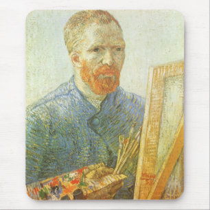 Zelfportret voor Easel, Vincent van Gogh Muismat