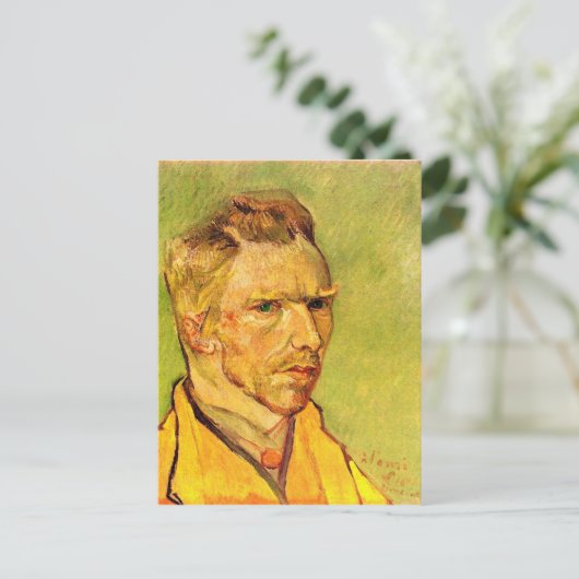 Zelfportret voor Friend Laval, Van Gogh Fine Art Briefkaart (Staand voorkant)