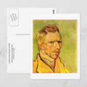 Zelfportret voor Friend Laval, Van Gogh Fine Art Briefkaart (Voorkant / Achterkant)