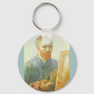 Zelfportret voor het ezel, Vincent van Gogh Sleutelhanger