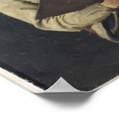 Zelfportret, zit naast een esel, 1825 poster (Hoek)