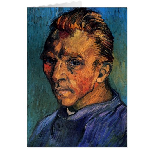 Zelfportret zonder baard van Vincent van Gogh (Voorkant)