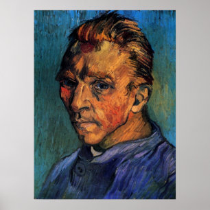 Zelfportret zonder baard van Vincent van Gogh Poster