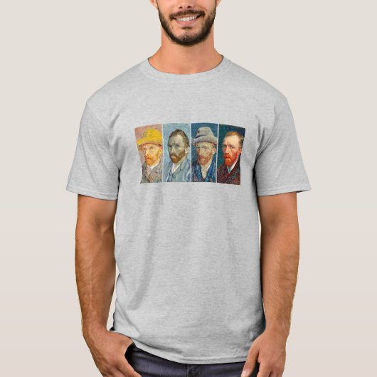 Zelfportretten van Van Gogh T-shirt (Voorkant)