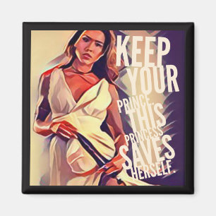 Zelfreddende prinses magneet