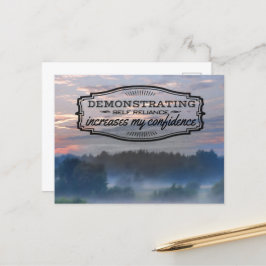"Zelfredzaamheid" Motivatie Affirmatie Briefkaart